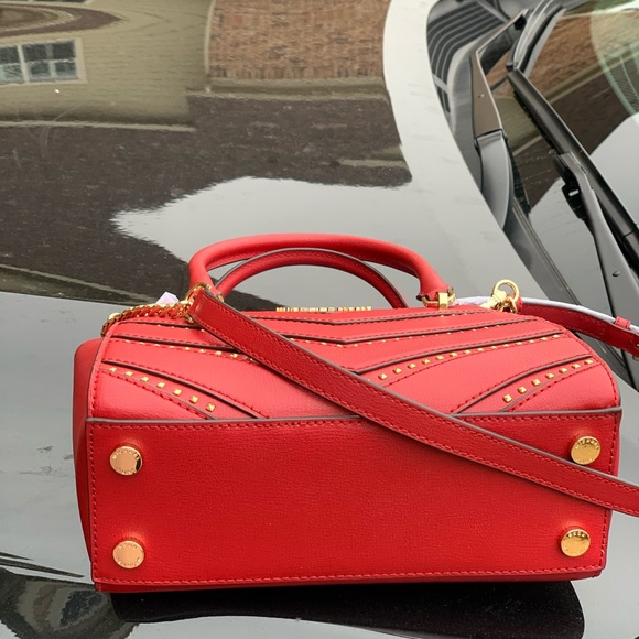 Michael kors studded small Ellis Conv satchel bag - Picture 5 of 8